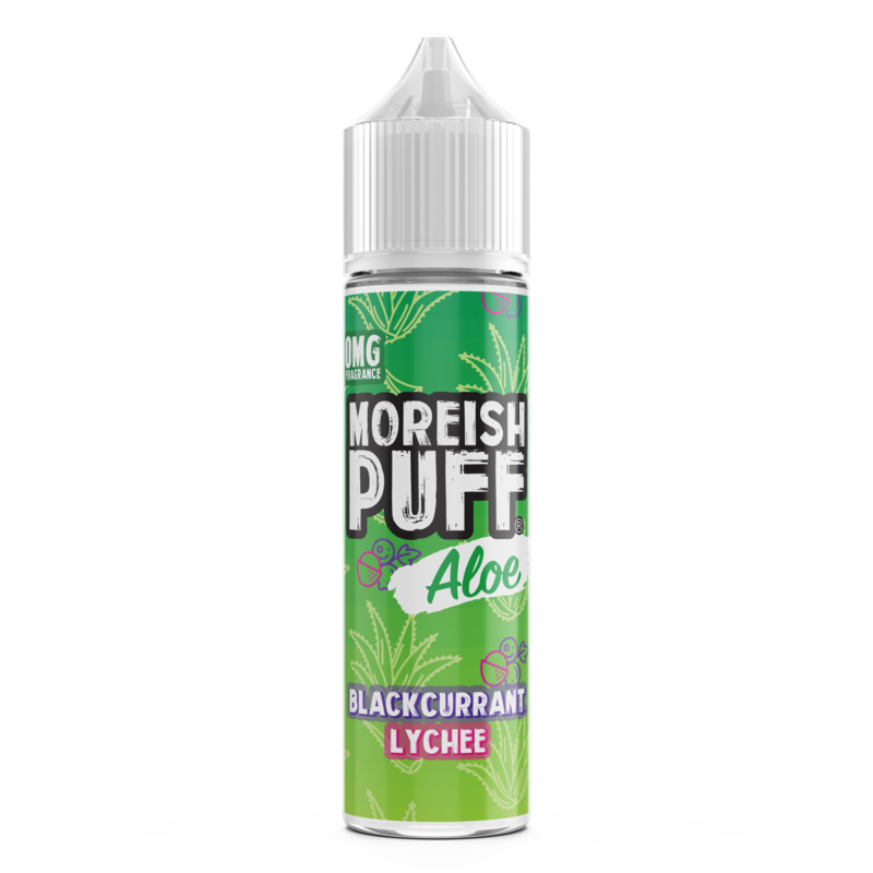 Moreish Puff Aloe Blackcurrant Lychee 0mg 50ml Sho...