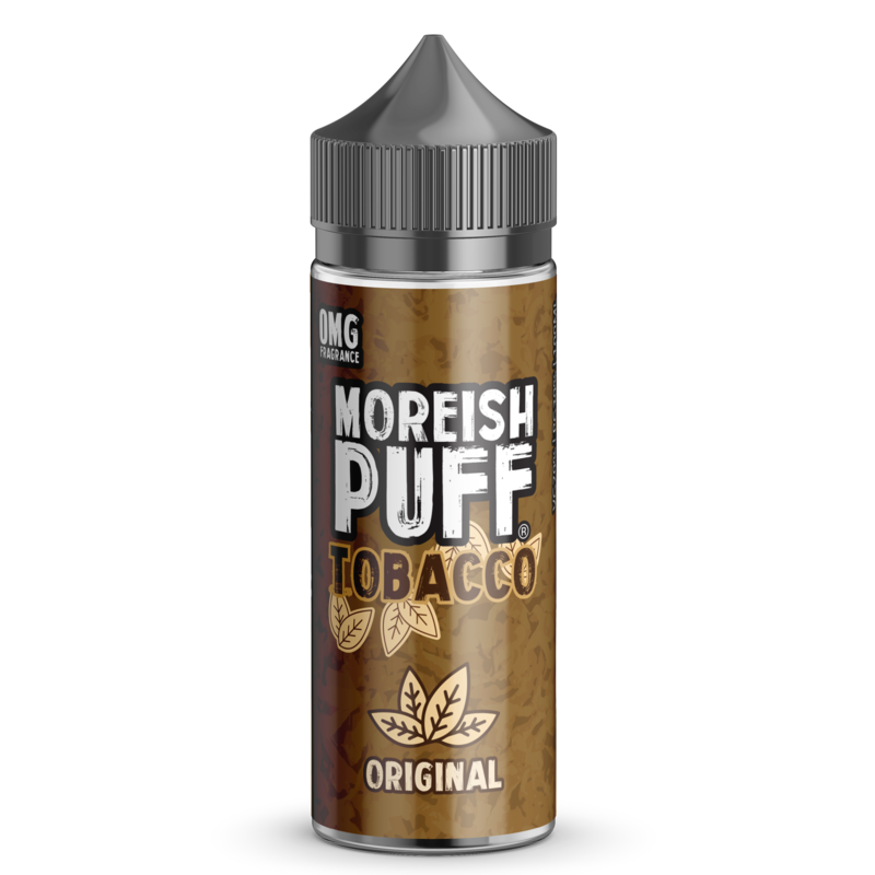 Moreish Puff Tobacco Original 0mg 100ml Short Fill...