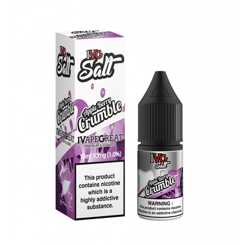 IVG Salt: Apple Berry Crumble E-liquid 10ml