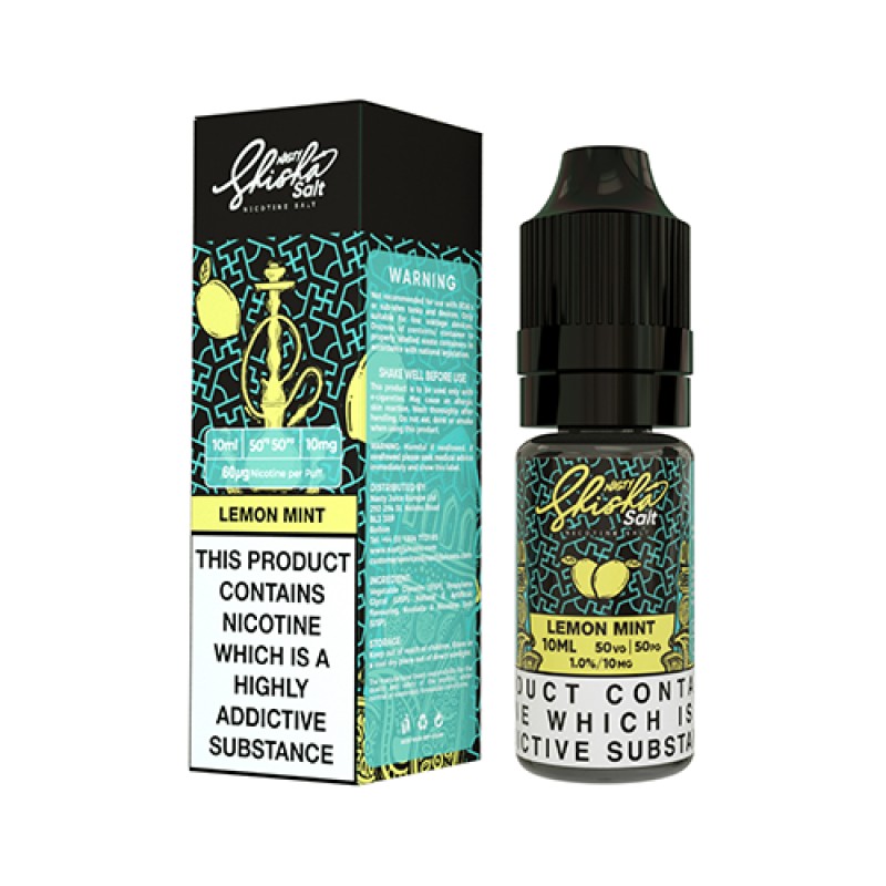 Nasty Juice Shisha Salt: Lemon Mint E-Liquid 10ml