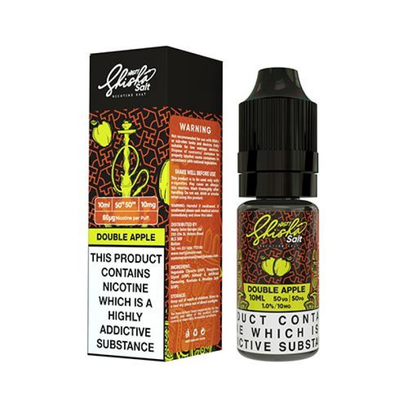 Nasty Juice Shisha Salt: Double Apple E-Liquid 10m...