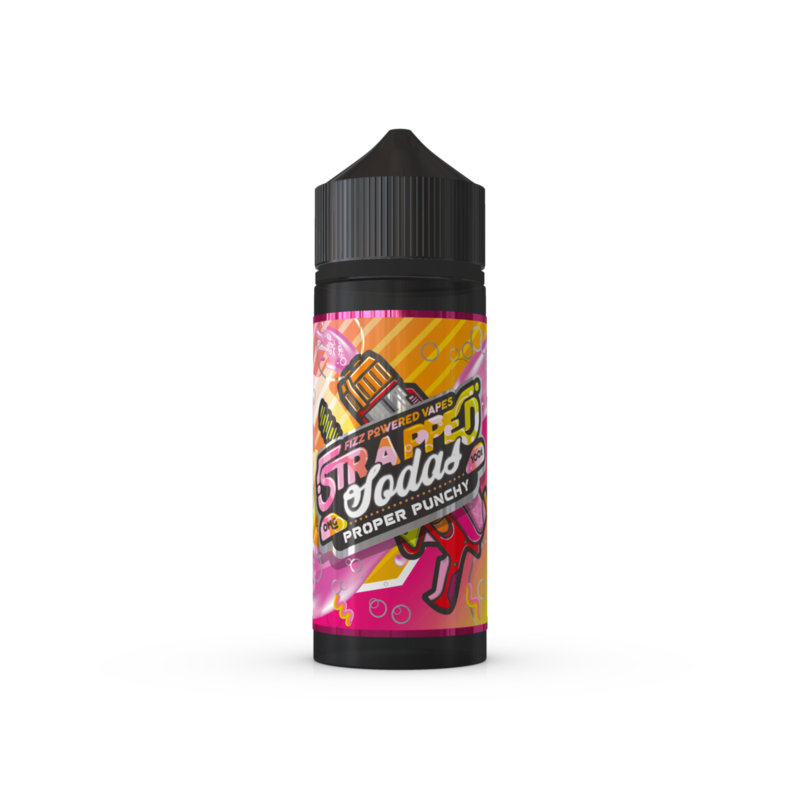 Strapped Sodas: Proper Punchy E-Liquid 100ml Short...