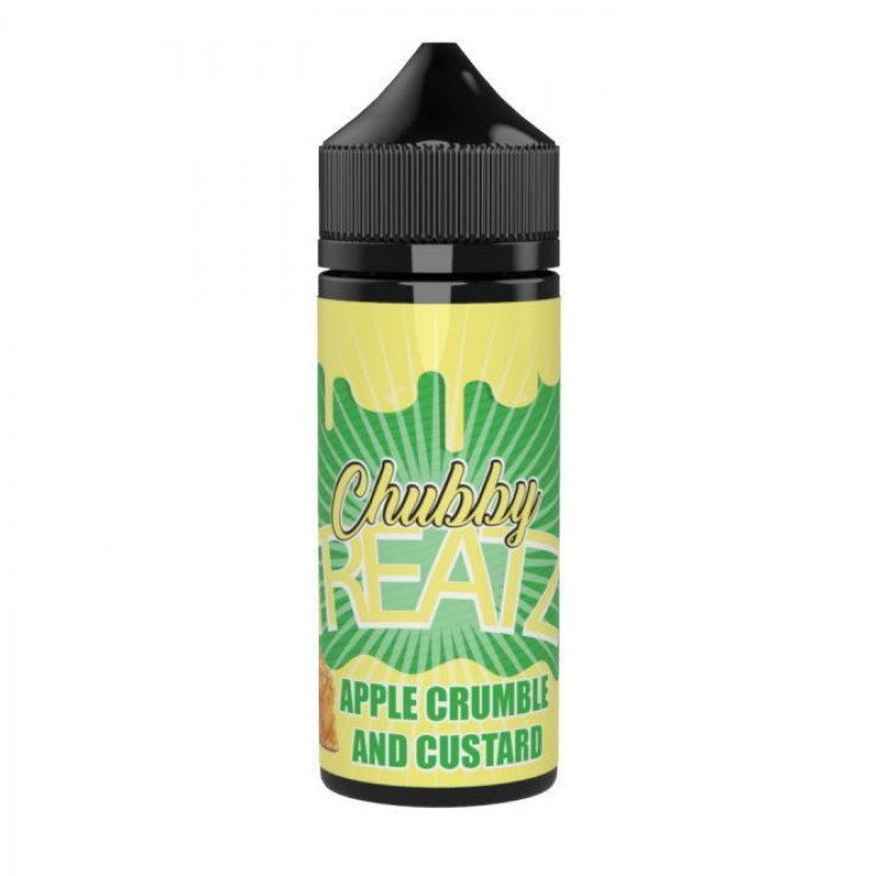 Chubby Treatz Apple Crumble & Custard 100ml Sh...