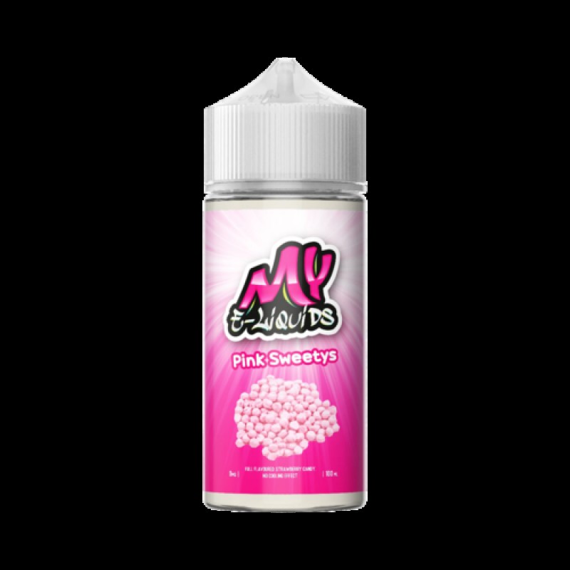 My E-Liquids Pink Sweety's E-Liquid 100ml Shor...