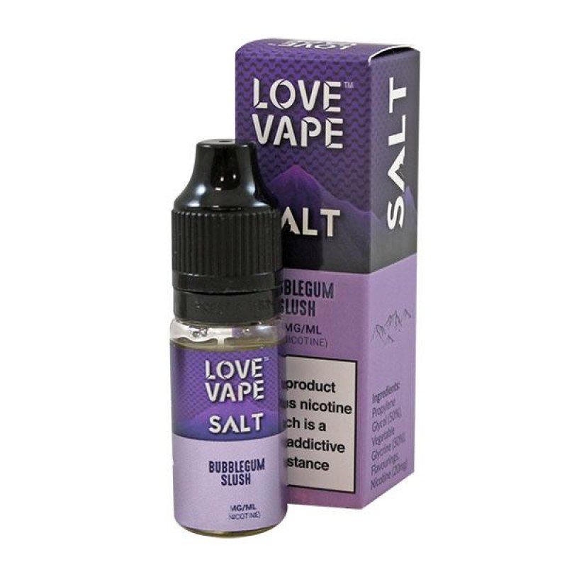 Love Vape Bubblegum Slush Nic Salt 10ml