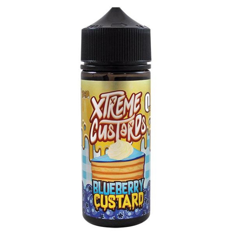 Xtreme Juice Blueberry Custard E-Liquid 100ml Shor...