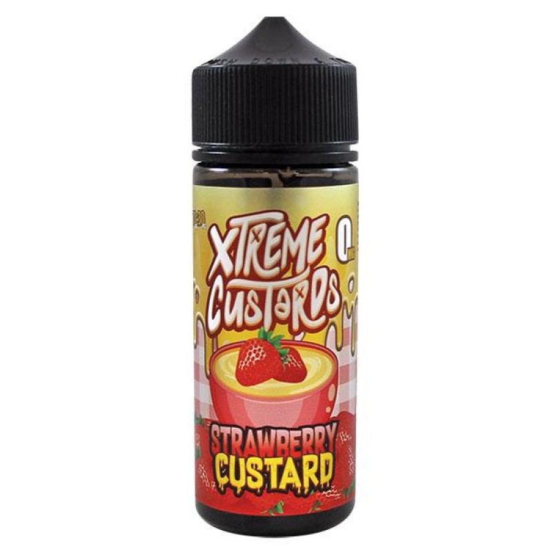 Xtreme Juice Strawberry Custard E-Liquid 100ml Sho...