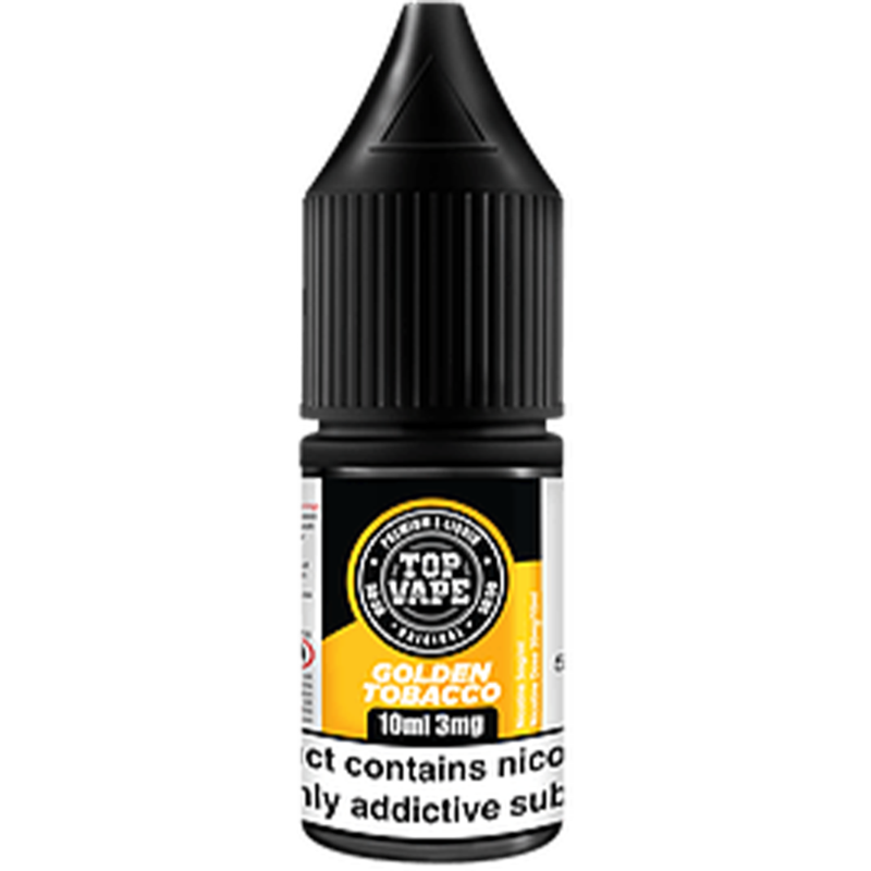 Top Vape 50:50: Golden Tobacco E-Liquid 10ml