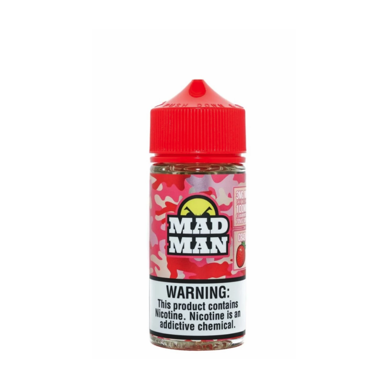 Mad Man Crazy Strawberry 80ml Short Fill