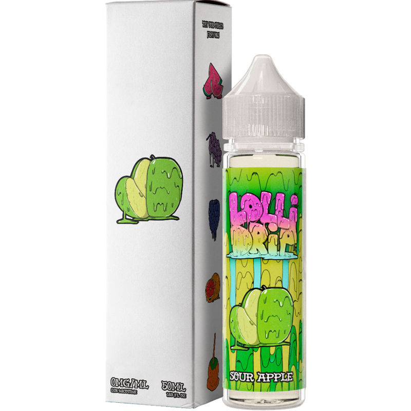 My Vapery Sour Apple E-Liquid by Lollidrip 50ml Sh...