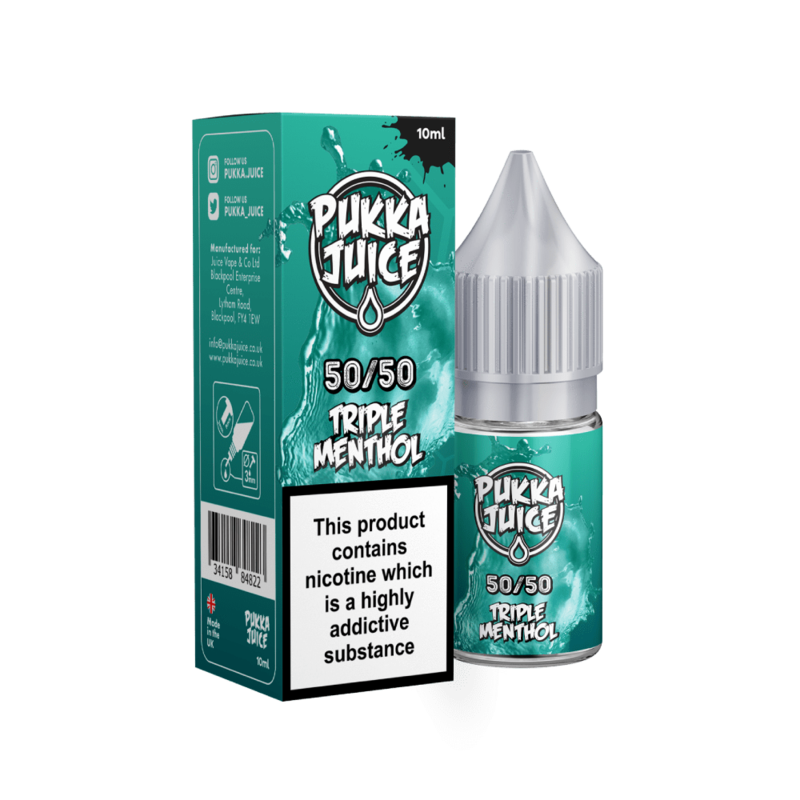 Triple Menthol E-Liquid by Pukka Juice 10ml