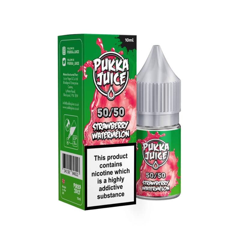 Strawberry Watermelon E-Liquid by Pukka Juice 10ml