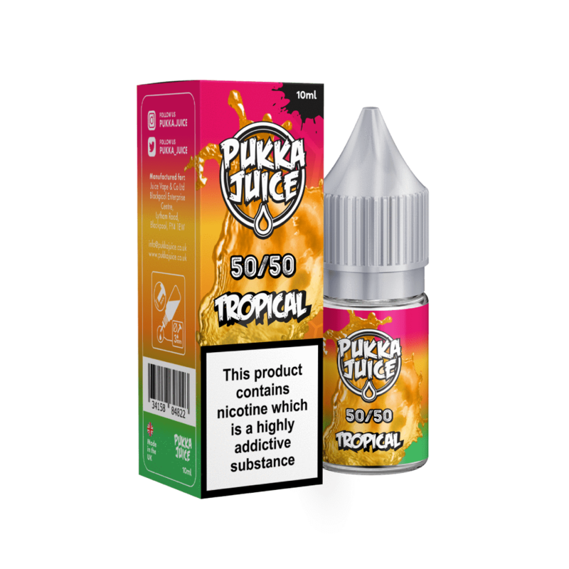 Tropical E-Liquid by Pukka Juice 10ml