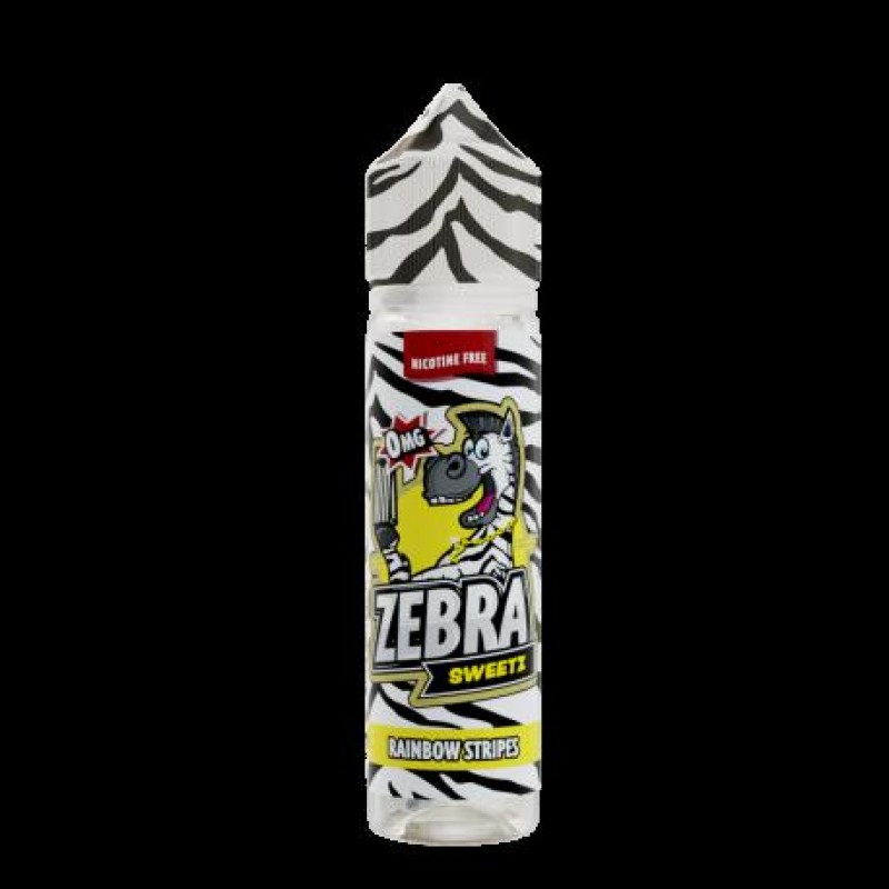 Zebra Juice Sweets: Rainbow Stripes 50ml Short Fil...