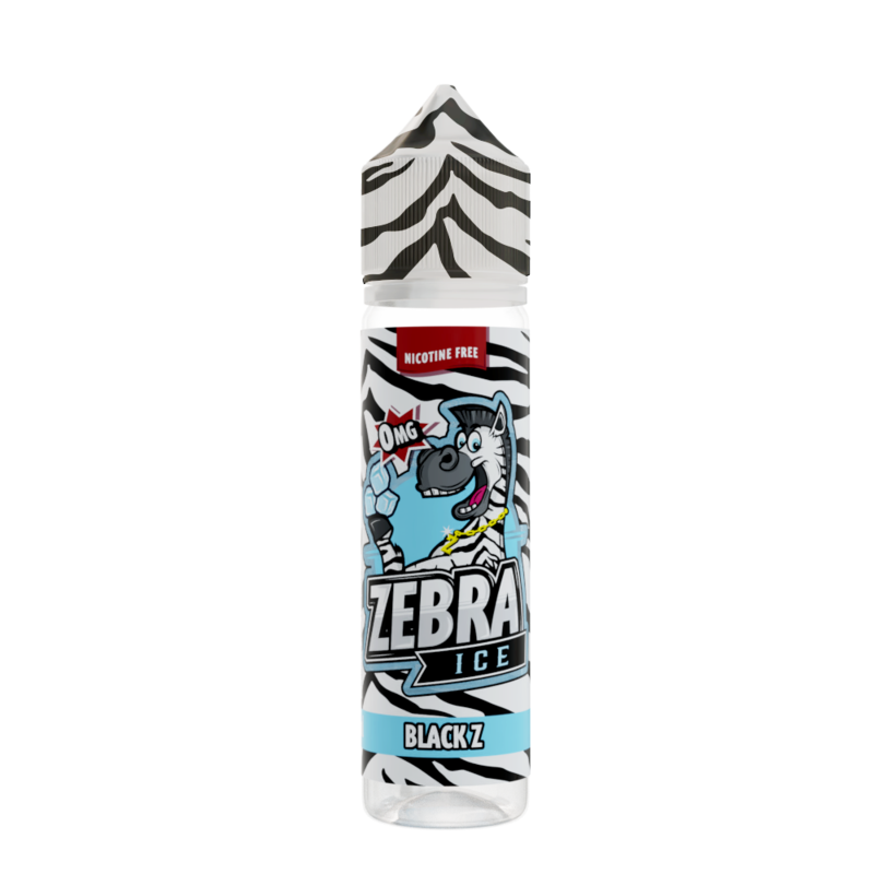 Zebra Juice Ice: Black Z 50ml Short Fill