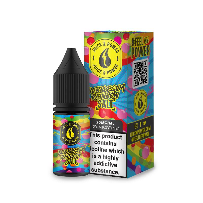 Juice N Power Bubblegum Rainbow Salt 11mg 10ml