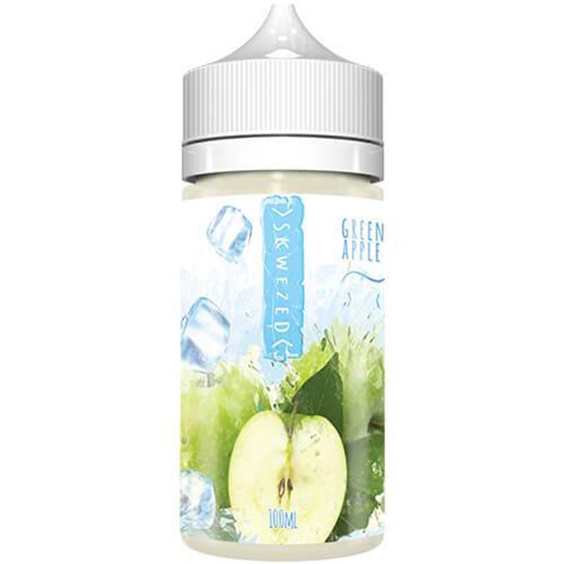 Skwezed Green Apple Ice 0mg 100ml Short Fill E-Liq...