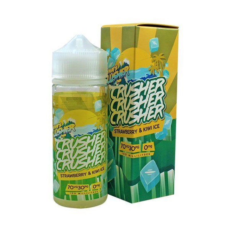 Crusher Strawberry & Kiwi Ice E-Liquid 100ml S...