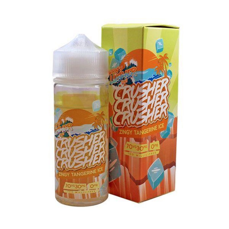 Crusher Zingy Tangerine Ice E-Liquid 100ml Short F...