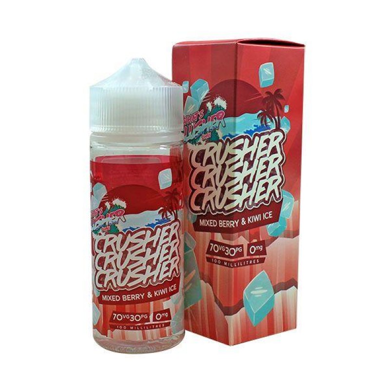 Crusher Mixed Berry & Kiwi Ice E-Liquid 100ml ...