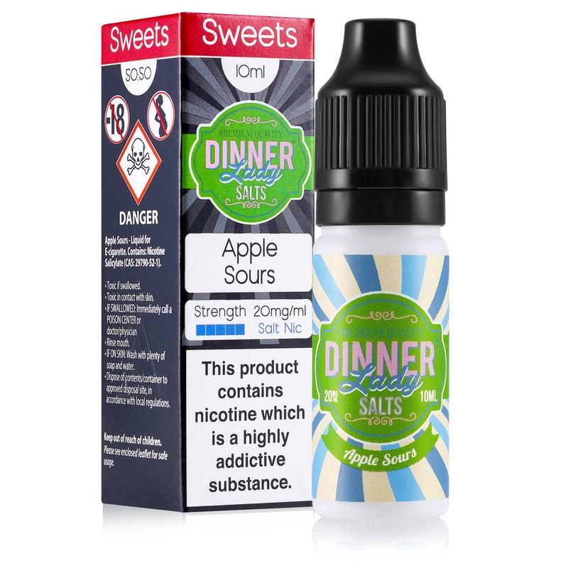 Dinner Lady Sweets: Apple Sours E-liquid Nic Salt ...