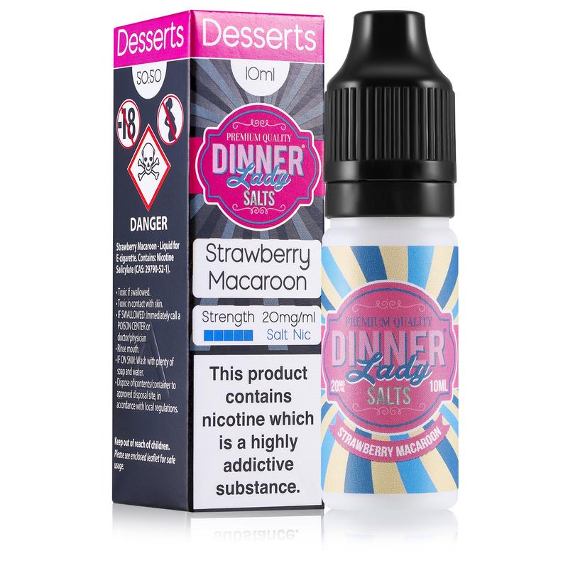 Dinner Lady Sweets: Strawberry Macaroon E-liquid N...