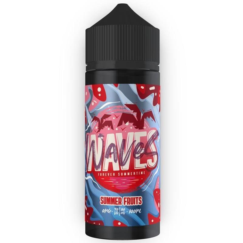 Waves Summer Fruits 0mg 100ml Short Fill E-Liquid