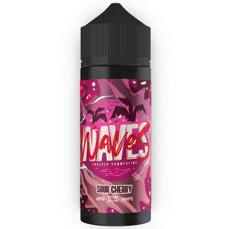 Waves Sour Cherry 0mg 100ml Short Fill E-Liquid