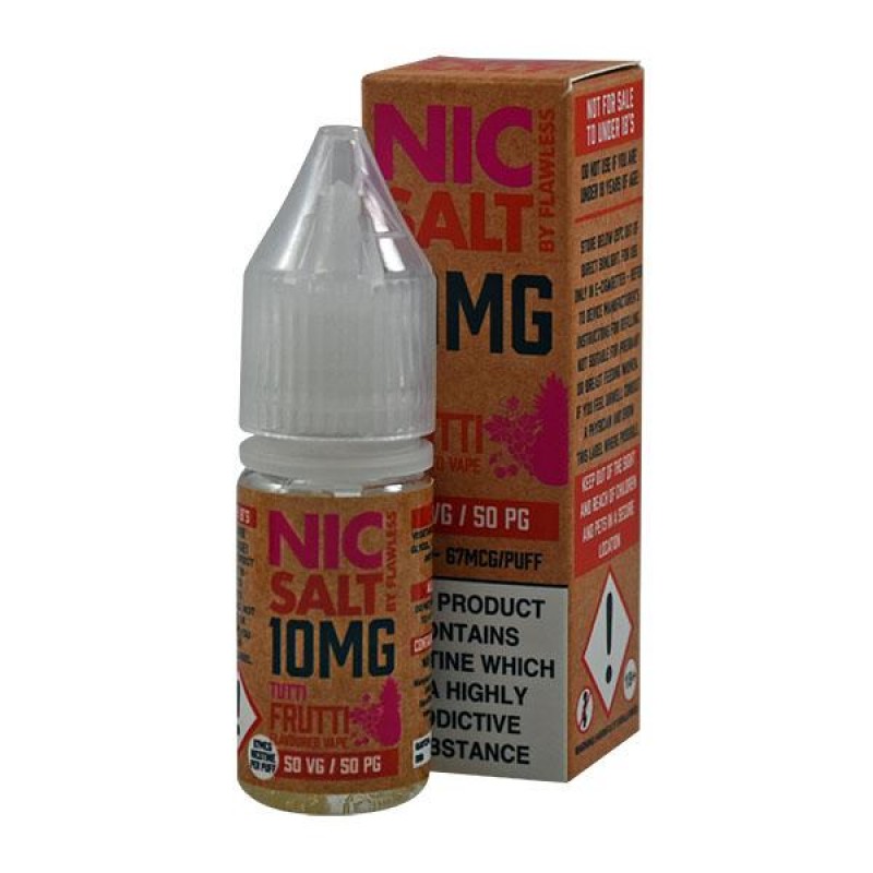 Flawless Tutti Frutti 10mg 10ml Nic Salt E-Liquid