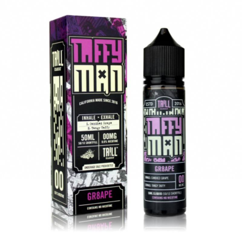 Taffy Man GR8APE 0mg 50ml Short Fill E-Liquid