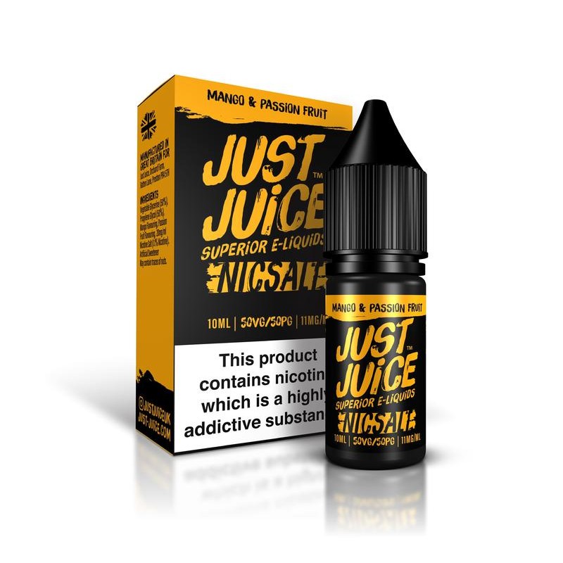 Just Juice Mango & Passion Fruit Nic Salt 10ml...