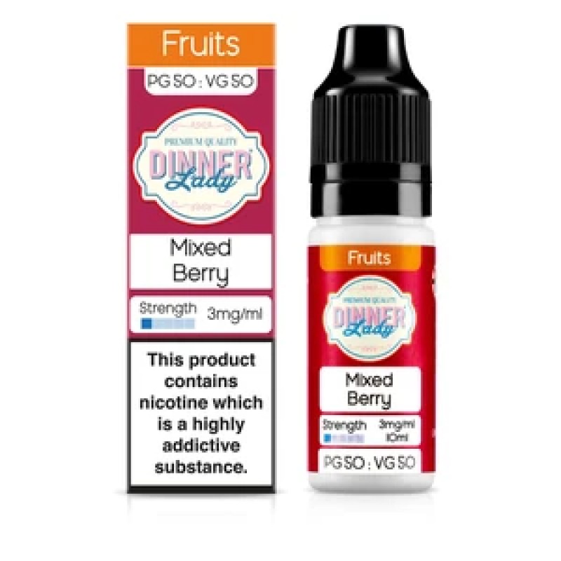 Dinner Lady Fruits 50/50: Mixed Berry 10ml E-Liqui...