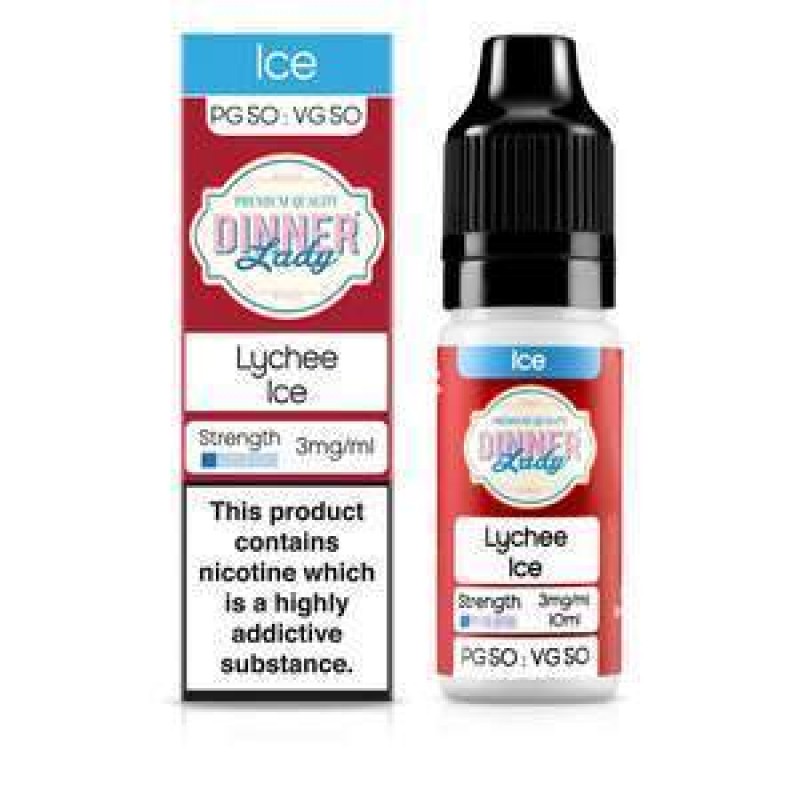 Dinner Lady Ice 50/50: Lychee Ice 10ml E-Liquid