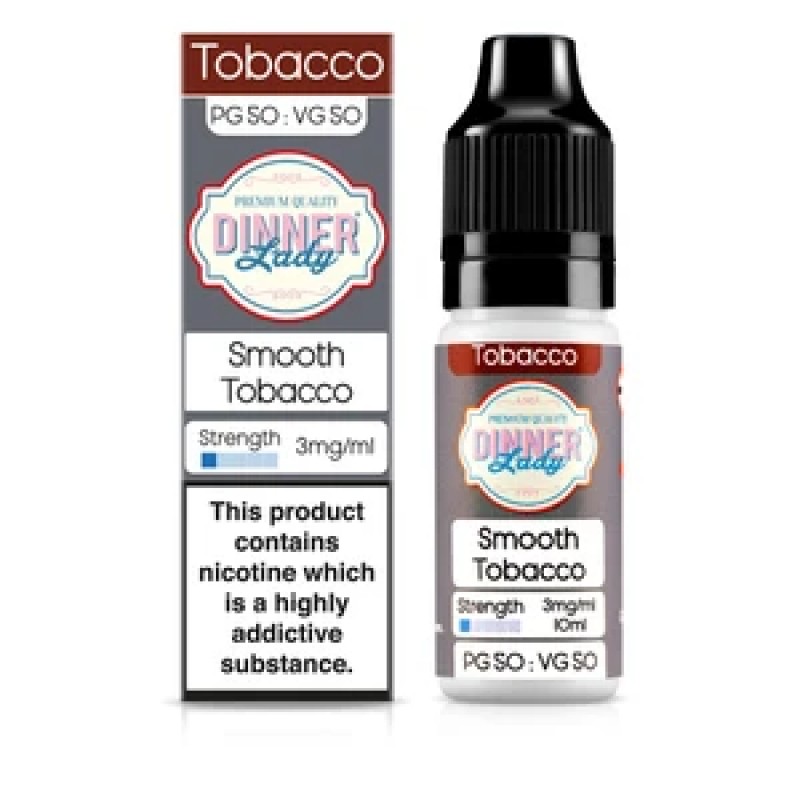 Dinner Lady Tobacco 50/50: Straight Tobacco 10ml E...