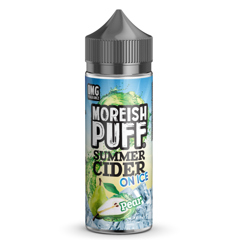 Moreish Puff Summer Cider on Ice Pear 0mg 100ml Sh...