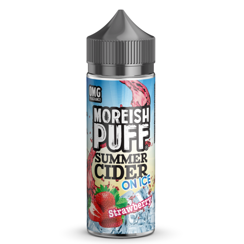 Moreish Puff Summer Cider on Ice Strawberry 0mg 10...