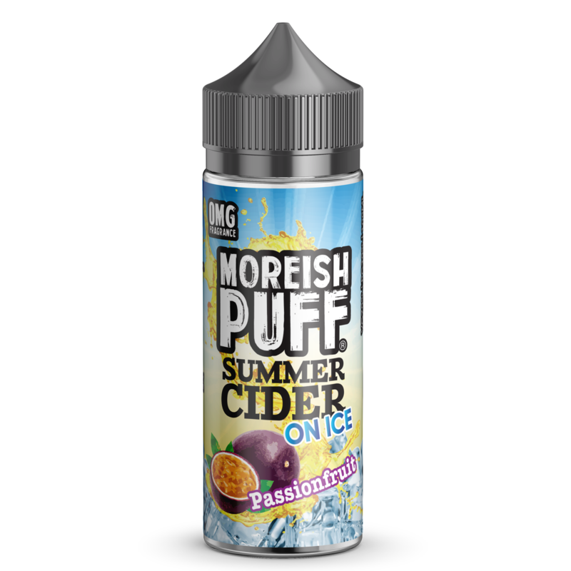 Moreish Puff Summer Cider on Ice Passionfruit 0mg ...