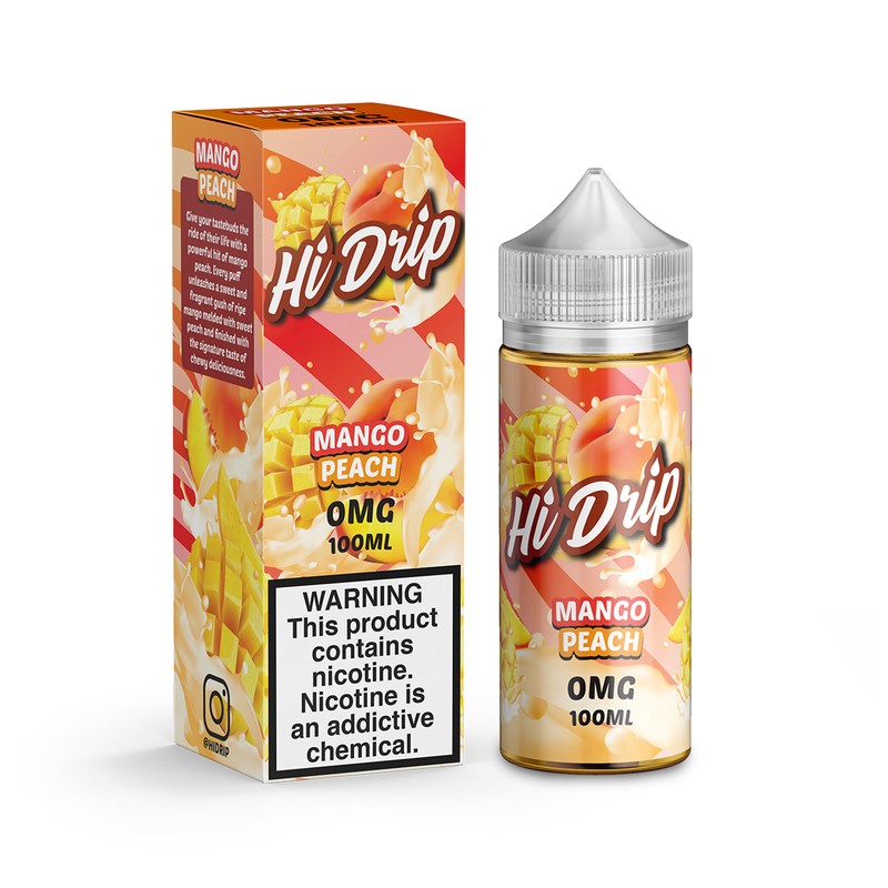 Hi Drip Mango Peach 0mg 100ml Short Fill E-Liquid