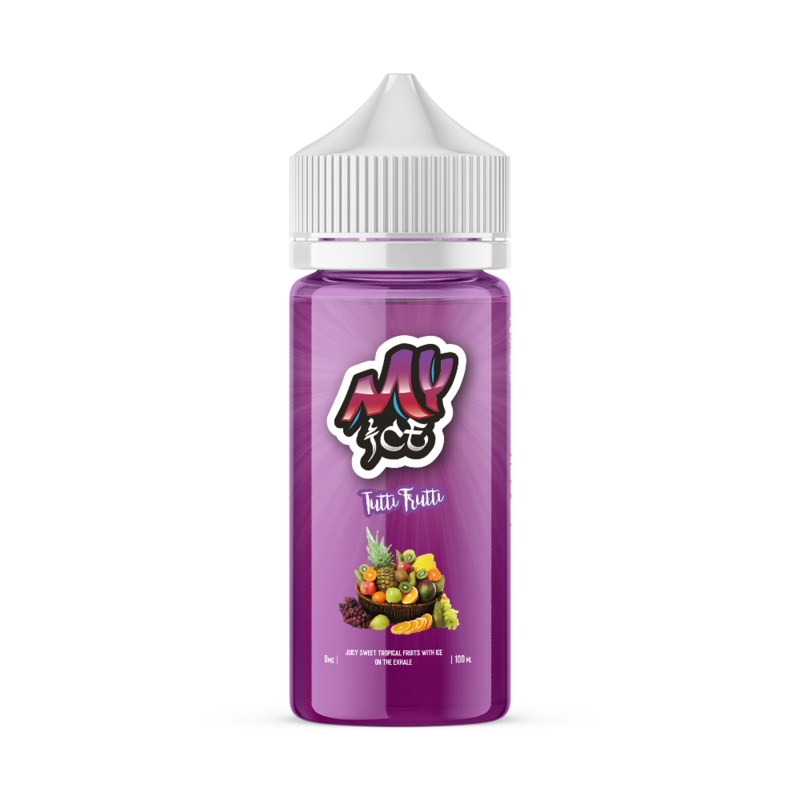 My E-Liquids Ice: Tutti Frutti 0mg 100ml Short Fil...