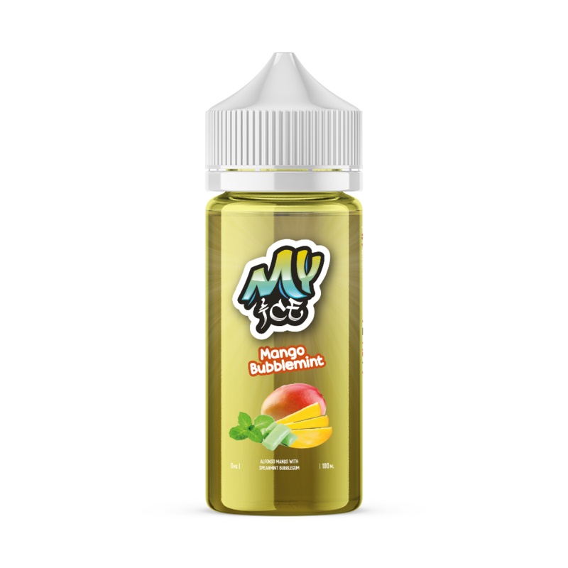 My E-Liquids Ice: Mango Bubblemint 0mg 100ml Short...