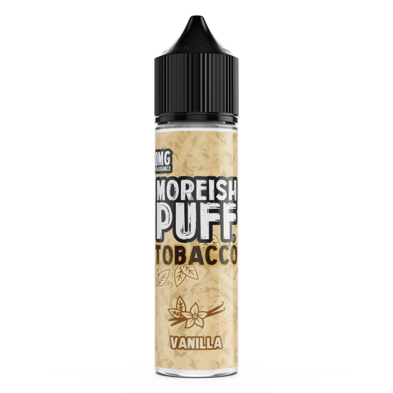 Moreish Puff Tobacco Vanilla 0mg 50ml Short Fill E...