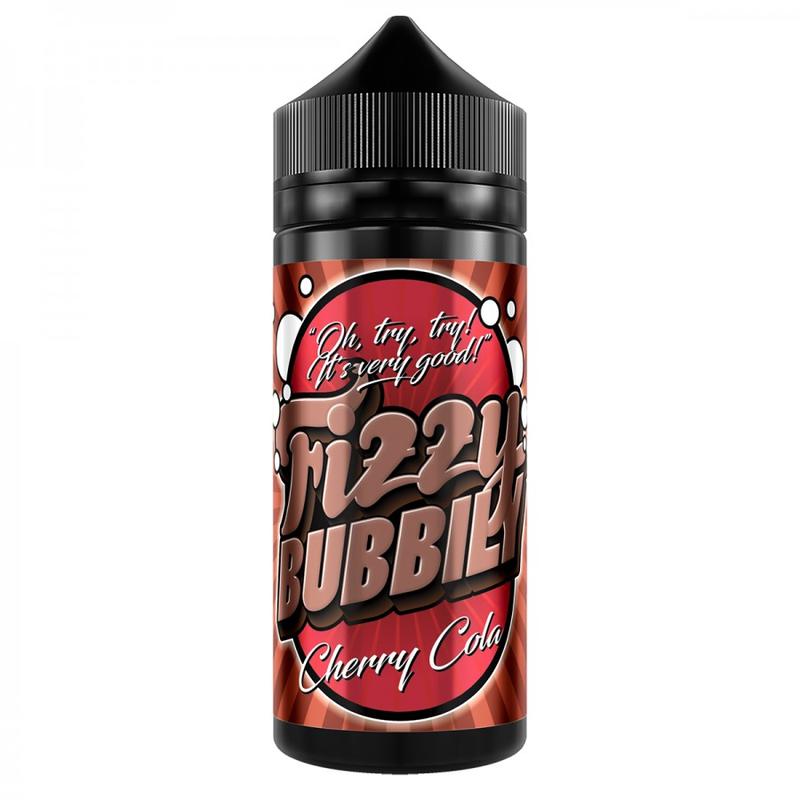 Fizzy Bubbily Cherry Cola E-liquid 100ml Short Fil...