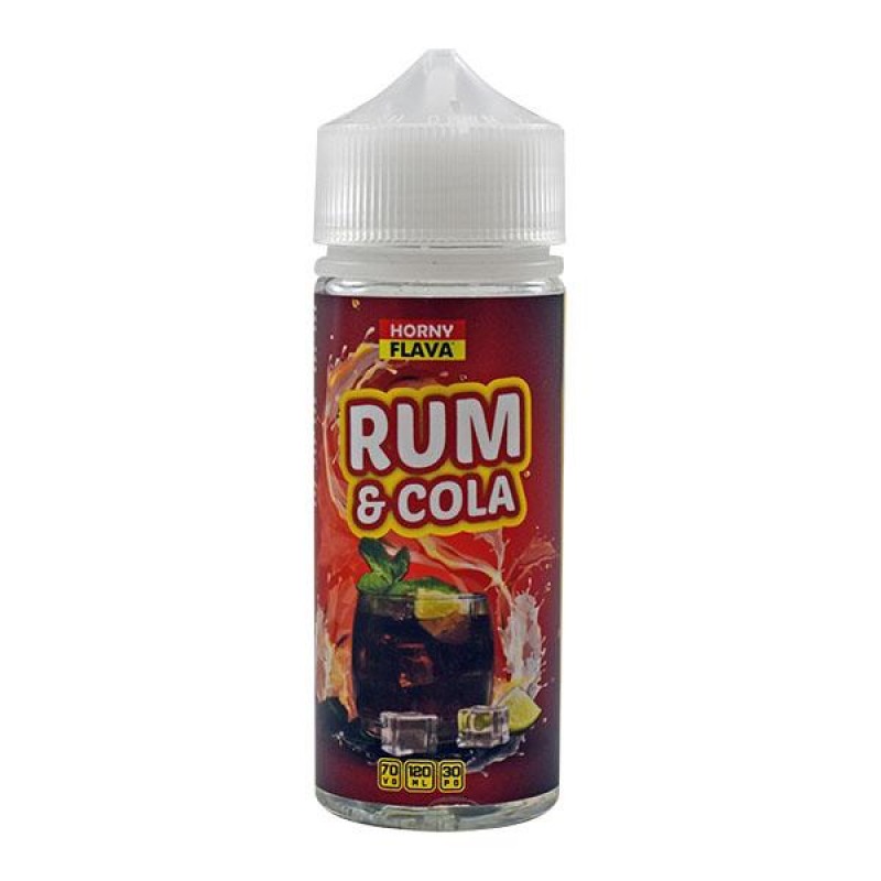 Horny Flava Rum & Cola 0mg 100ml Short Fill E-...