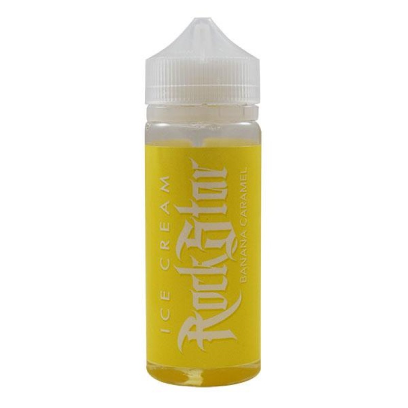 Rockstar Vape Ice Cream Banana and Caramel 0mg 100...