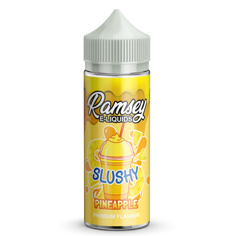 Ramsey E-Liquids Slushy Pineapple 0mg 100ml Short ...