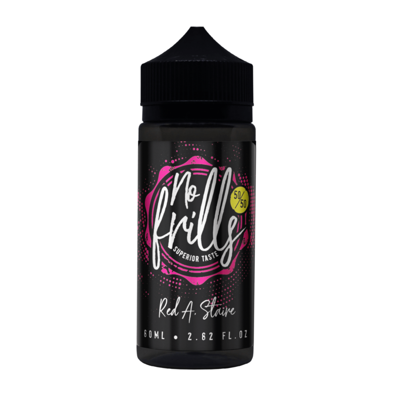 No Frills Red A.staire E-liquid 80ml Short Fill