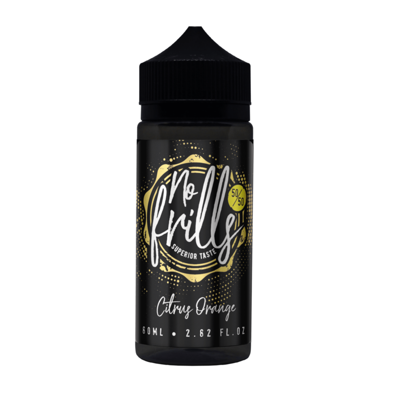 No Frills Citrus Orange E-liquid 80ml Short Fill