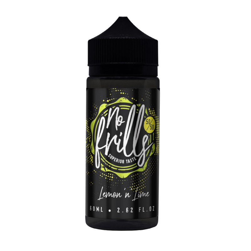 No Frills Lemon N Lime E-liquid 80ml Short Fill