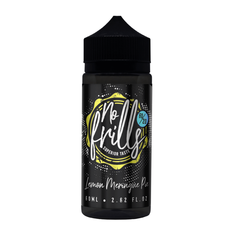 No Frills Lemon Meringue Pie E-liquid 80ml Short F...