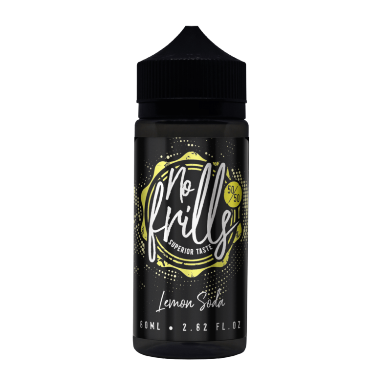 No Frills Lemon Soda E-liquid 80ml Short Fill